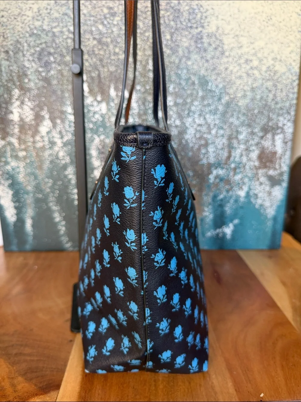 Coach 2010’s Dark Academia Bennett Badlands Floral Tote Bag (VGUC)